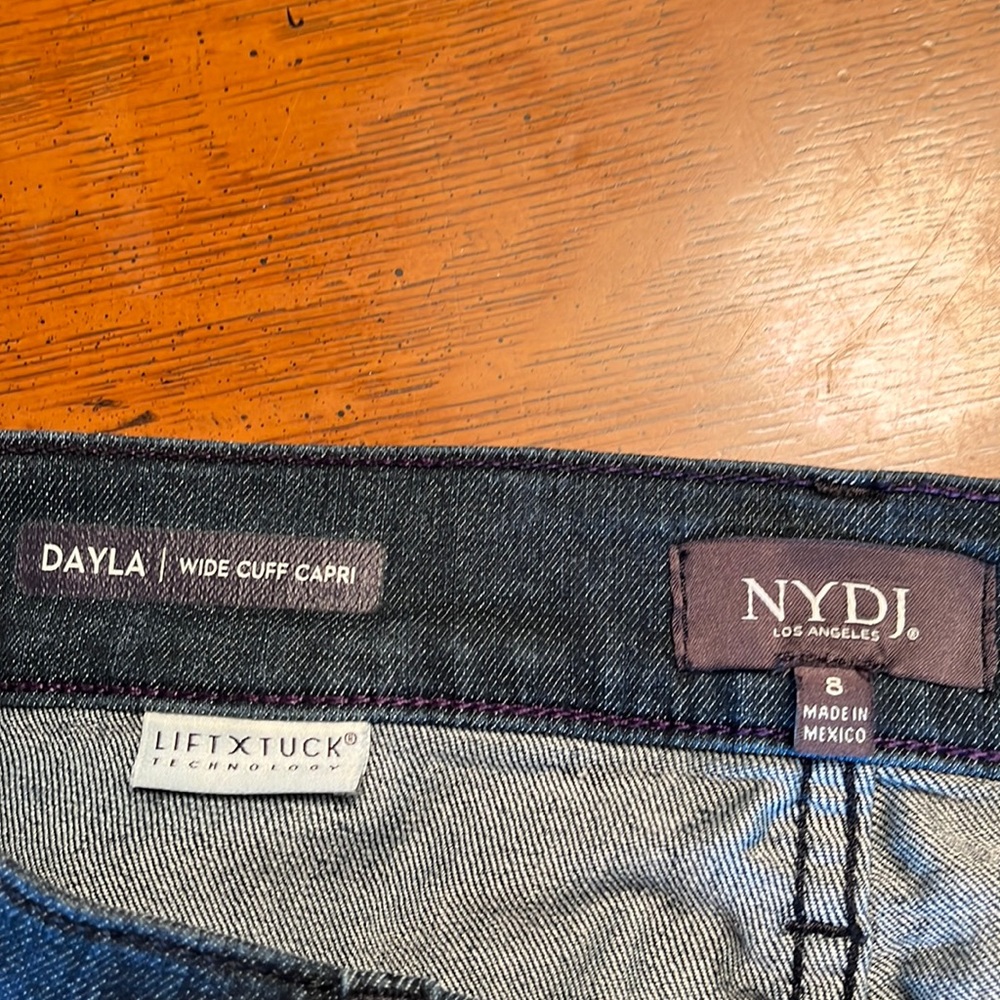 NYDJ wide cuff capri